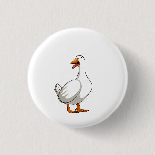 Badge Rond 2,50 Cm Conception de canard mignon pour hommes amateur de