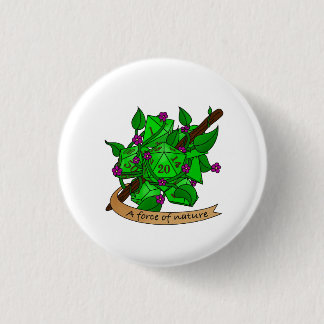 Badge Rond 2,50 Cm Conception de dés Druid