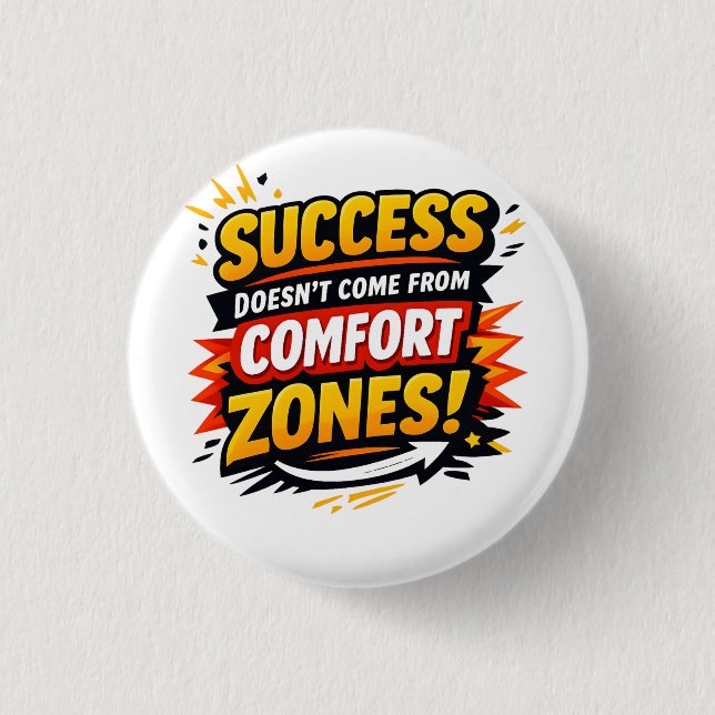 Badge Rond 2,50 Cm Conception de Motivation (Devant)
