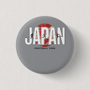 Badge Rond 2,50 Cm Conception de soutien aux fans de football japonai
