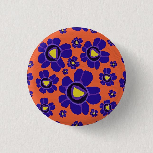 Badge Rond 2,50 Cm Conception de Surfinia sur bouton (Devant)