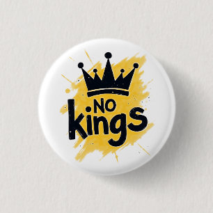 Badge Rond 2,50 Cm Conception Pas de rois - Le pouvoir au peuple