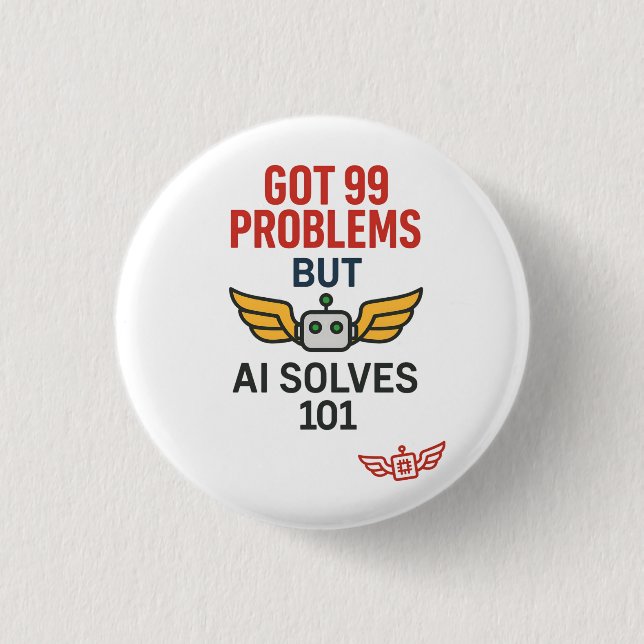 Badge Rond 2,50 Cm Conception pilotée par les données Wearable Tech F (Devant)