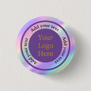 Badge Rond 2,50 Cm Concevez Votre Propre Entreprise De Logo Moderne P