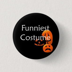 Badge Rond 2,50 Cm Concours de costumes le plus drôle Halloween Jack-