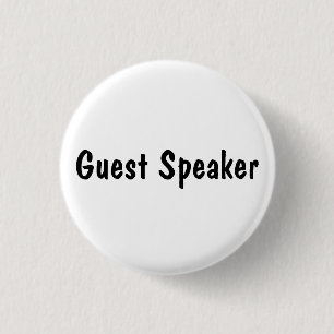 Badge Rond 2,50 Cm Conférencier invité