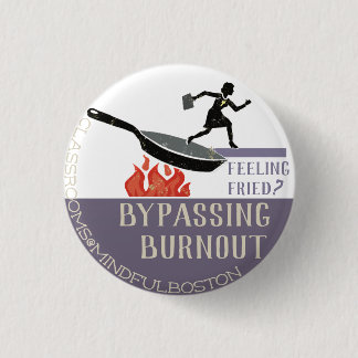 Badge Rond 2,50 Cm Contournement de l'insigne Burnout