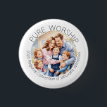 Badge Rond 2,50 Cm Convention de culte pure 2025<br><div class="desc">Cette épingle de la Pure Worship Convention 2025 est composée d'une famille heureuse et est parfaite pour les enfants et les adultes. Ces broches sont idéales pour les sacs cadeaux ou pour vous-même.</div>