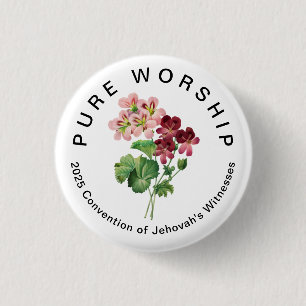 Badge Rond 2,50 Cm Convention Pure Worship 2025 JW