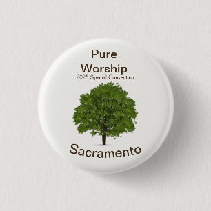 Badge Rond 2,50 Cm Convention spéciale JW Sacramento 2025