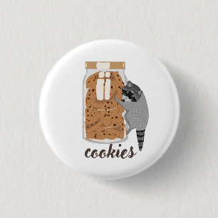 Badge Rond 2,50 Cm Cookies-Raton-Laveur