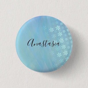 Badge Rond 2,50 Cm Cool, Extraordinaire, Bleu avec ton nom