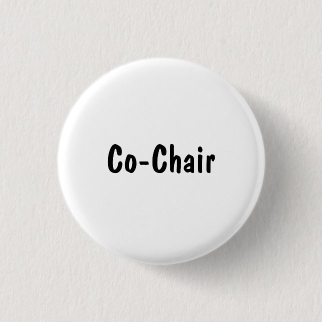 Badge Rond 2,50 Cm Coprésident (Devant)