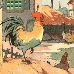 Badges Dessin Coq Personnalises Zazzle Fr