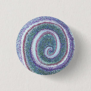 BADGE ROND 2,50 CM "COQUILLE SPIRALE"