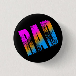 Badge Rond 2,50 Cm COREY TIGER 1980s NOUVELLE VAGUE BULLETIN ROUTIER