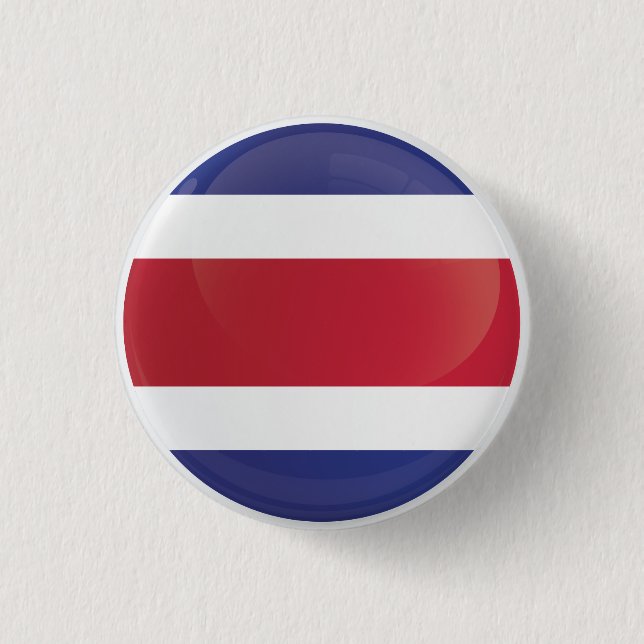 Badge Rond 2,50 Cm Costa Rica  Round Icon Flag  (Devant)