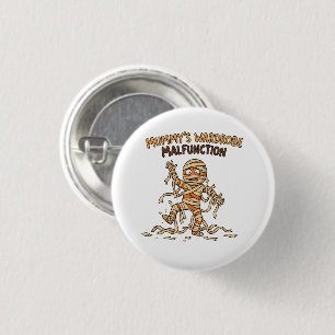 Badge Rond 2,50 Cm Costume d'Halloween Dysfonctionnement de la garde-