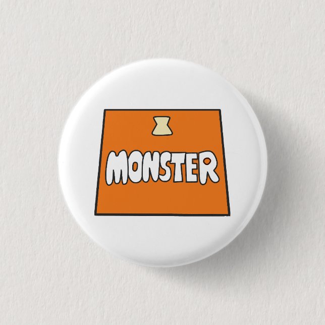 Badge Rond 2,50 Cm Costume Pikamee, Monstre  (Devant)