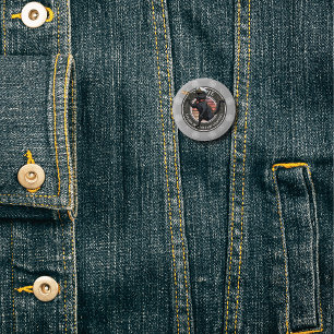 Badge Rond 2,50 Cm Coucher de soleil de chat noir : un voyage pour le