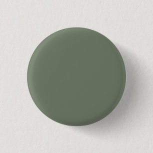 Badge Rond 2,50 Cm Couleur de tendance gris verdâtre coupé