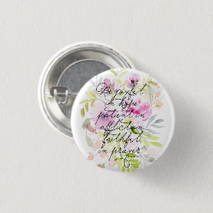 Badge Rond 2,50 Cm Couleur d'eau des écritures   Romains 12