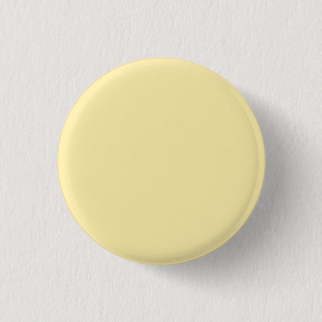 Badge Rond 2,50 Cm Couleur solide crème au beurre (Devant)