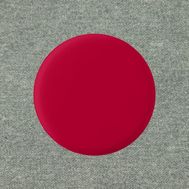 Badge Rond 2,50 Cm Couleur solide crème Crimson (Créateur téléchargé)