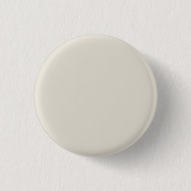 Badge Rond 2,50 Cm Couleur solide de café blanc (Devant)