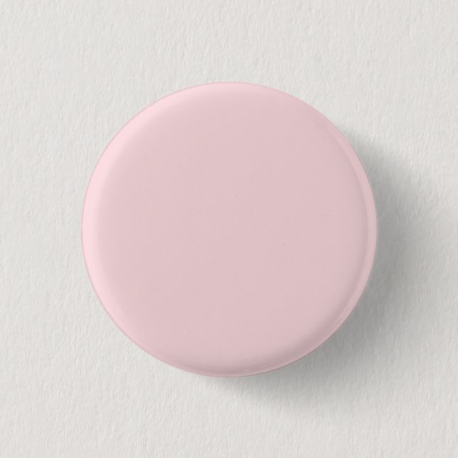 Badge Rond 2,50 Cm Couleur solide rose en poudre (Devant)