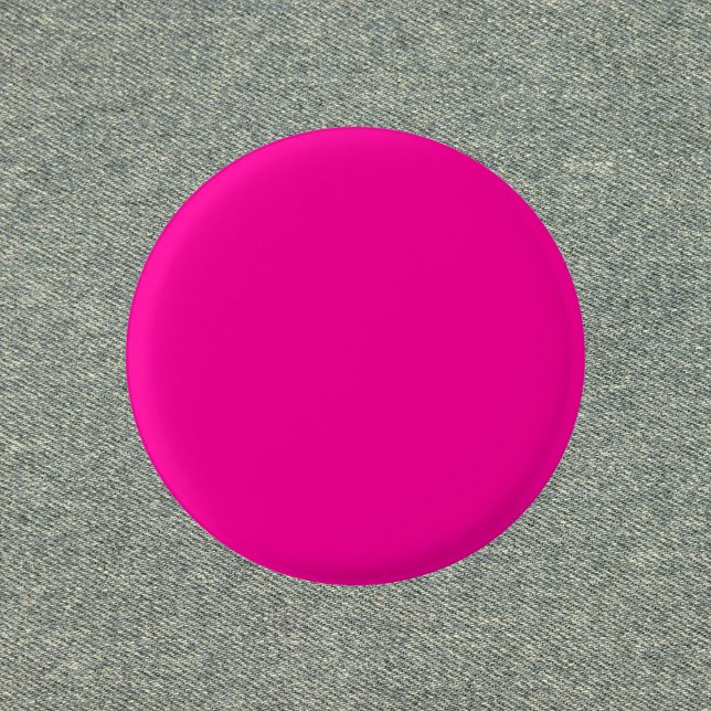 Badge Rond 2,50 Cm Couleur solide rose néon (Créateur téléchargé)