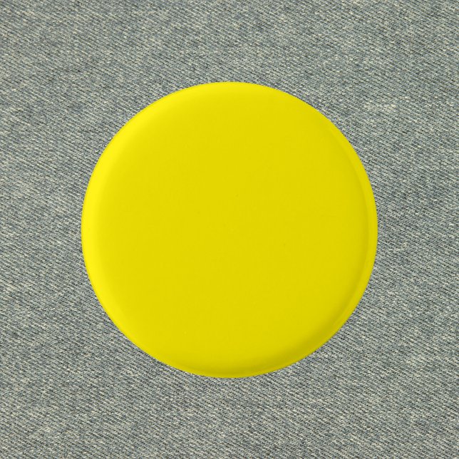 Badge Rond 2,50 Cm Couleur uni jaune canari (Créateur téléchargé)