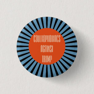 Badge Rond 2,50 Cm Coulrophobiacs contre l'atout