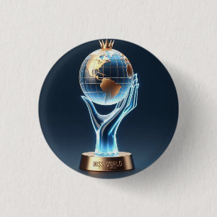 Badge Rond 2,50 Cm Coupe du Monde Incroyable design coloré