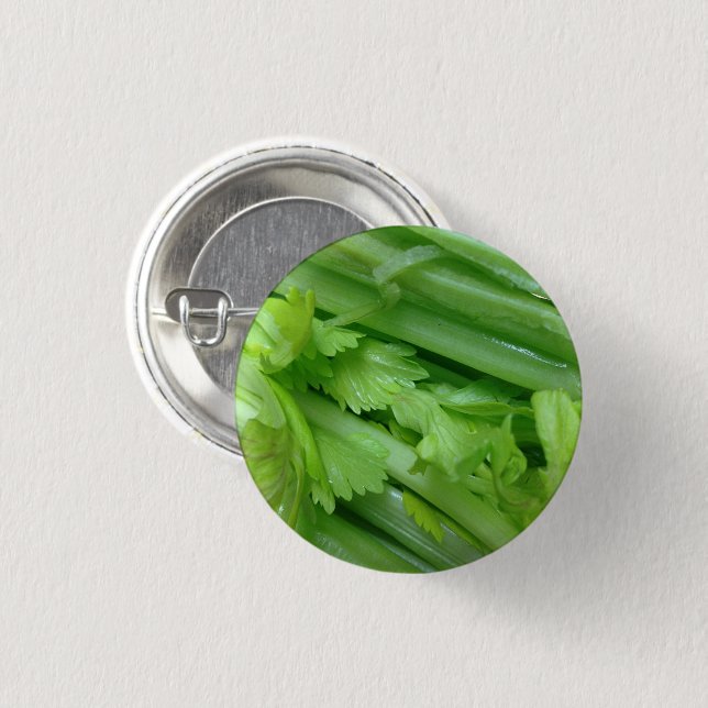 Badge Rond 2,50 Cm Couper les marques de céleri (Devant & derrière)