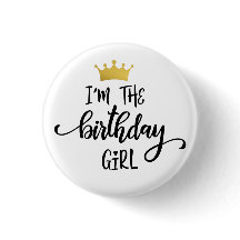 Couronne "Je suis la fille de l'anniversaire"