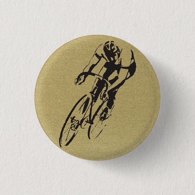 Badge Rond 2,50 Cm Course à vélo (Devant)