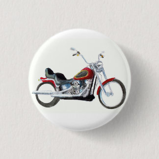 Badge Rond 2,50 Cm Coutume de Doux-queue de Harley