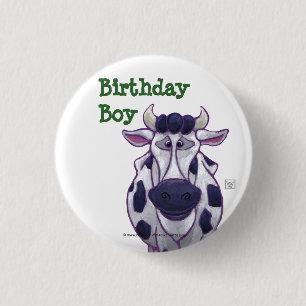 Badge Rond 2,50 Cm Cow Party Centre