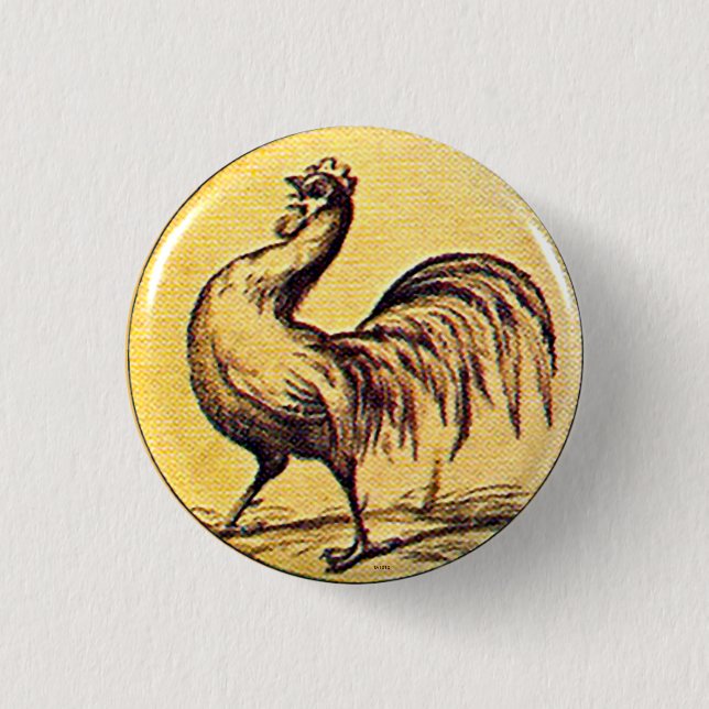 Badge Rond 2,50 Cm Cox pour le président - bouton (Devant)