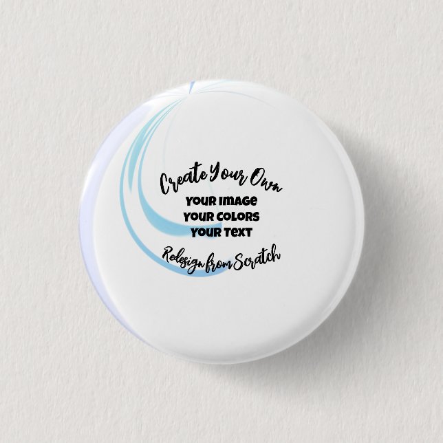 Badge Rond 2,50 Cm Create Your Own Customized (Devant)