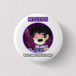 Badge Rond 2,50 Cm Créations de l'heure du coucher Mystiques Bouton