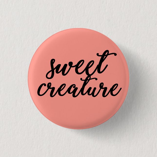 Badge Rond 2,50 Cm Créature douce (Devant)