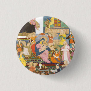 Badge Rond 2,50 Cm Crèche Classique – Patrimoine Sacré Beaux-Arts