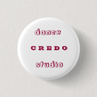 Badge Rond 2,50 Cm CREDO de studio de danse