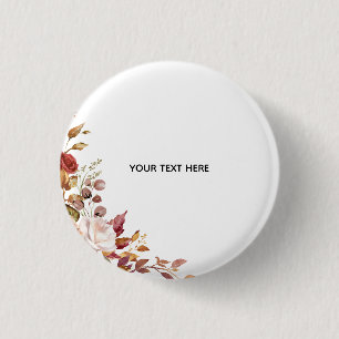 Badge Rond 2,50 Cm Créez votre propre bouton floral