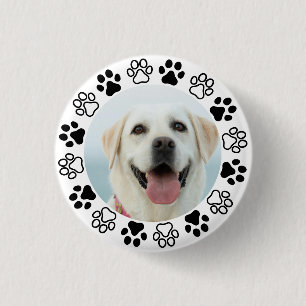Badge Rond 2,50 Cm Créez votre propre cadre de photo de patte de phot
