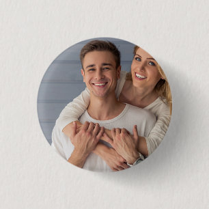 Badge Rond 2,50 Cm Créez Votre Propre Photo De Couple Image Personnal