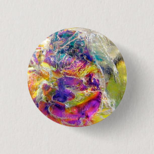 Badge Rond 2,50 Cm Cristal d'Aura d'automne