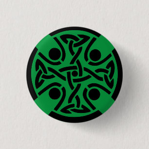 Badge Rond 2,50 Cm croix chrétienne celtique